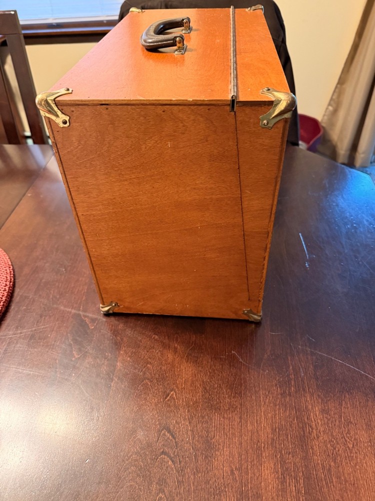 vintage shooting range box