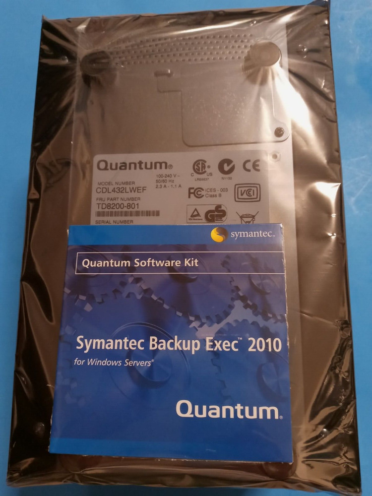 QUANTUM DAT 72x6 CDL432LWEF External Autoloader dds-5 TD8200-801 SCSI LVD NEW