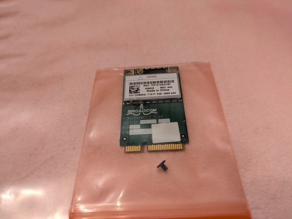 Dell Wireless 370 Bluetooth Card Module M960G for Latitude E6400 E4300 E6500