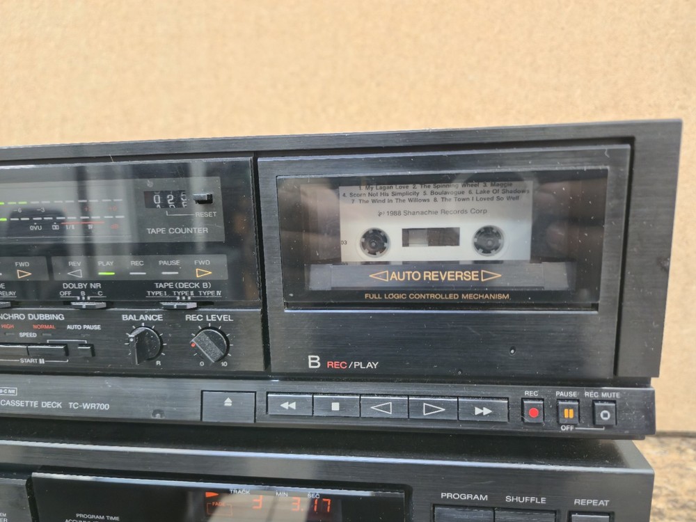 sony true HI-FI Stereo Components system w/remote SERVICED Fully Functional