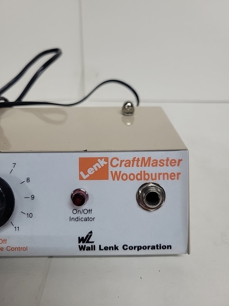 Vintage Lenk Craftmaster Wood Burner Pyrography Tool – Adjustable Heat- Works