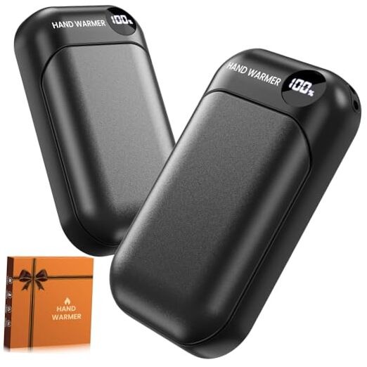 Hand Warmers Rechargeable 2 Pack Black
