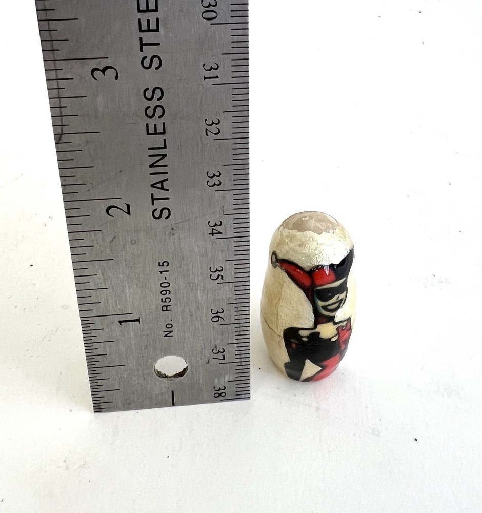 Vintage Rare D.C Comics Batman Russian Made Nesting Dolls