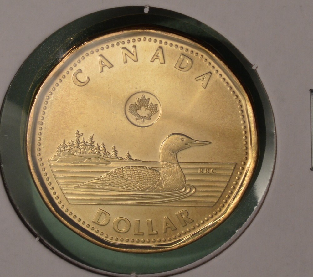 2022 Canada 1$ Dollar - Loonie -  Regular Loon - BU UNC - from mint roll  🇨🇦