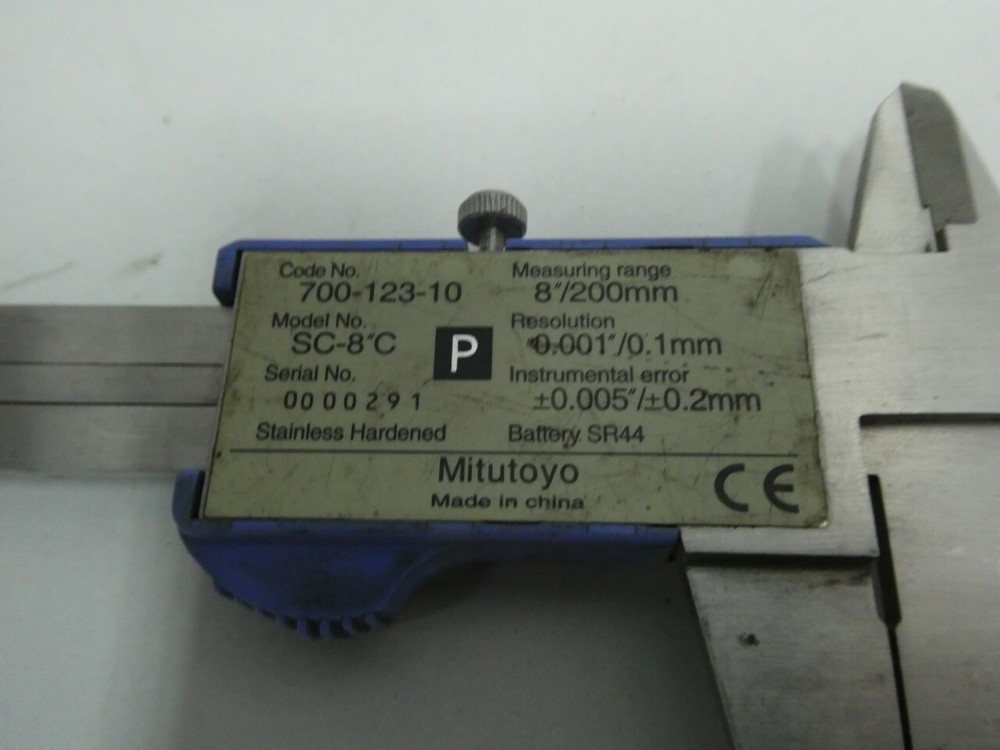 Mitutoyo SC-8"C Digital Caliper 0-8in
