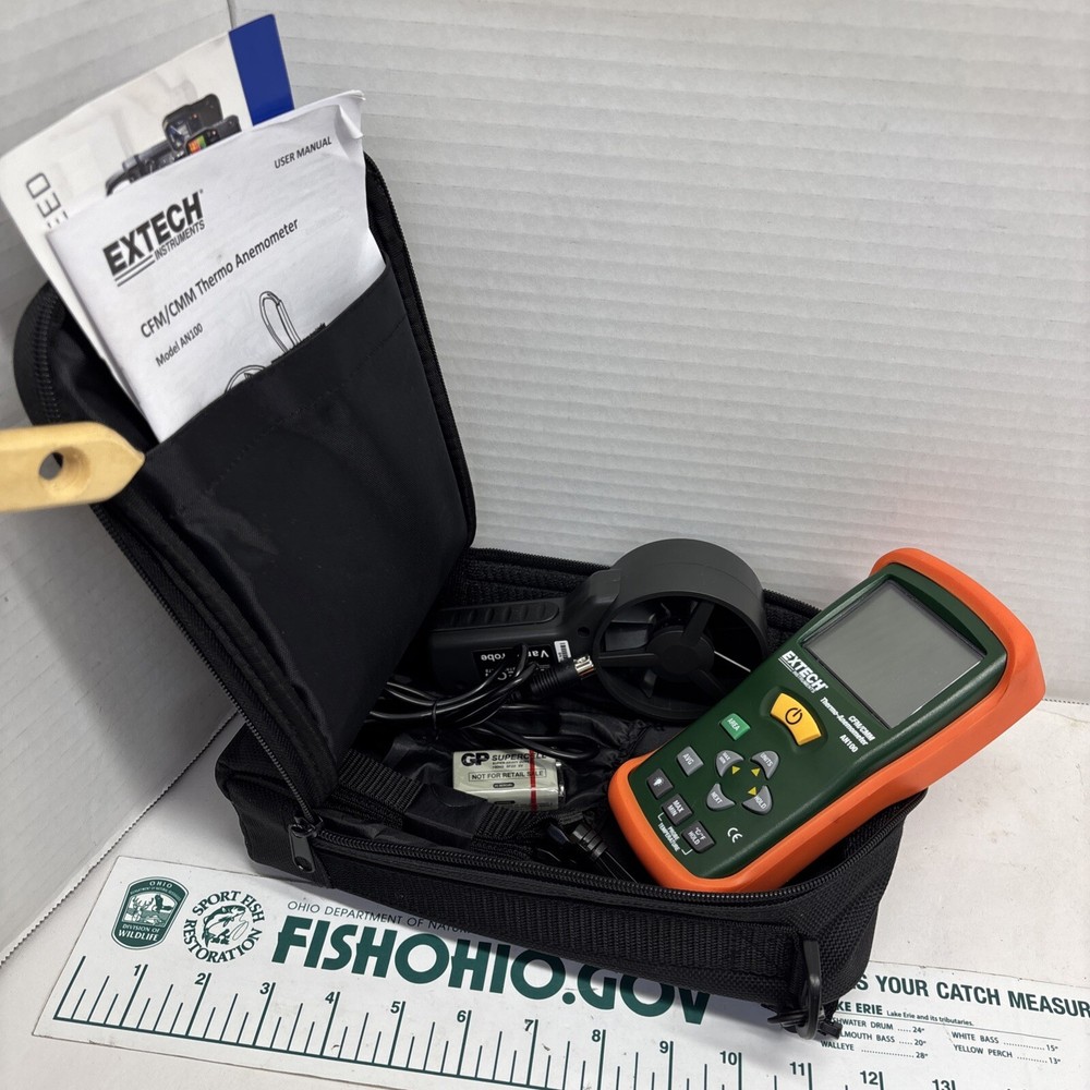 EXTECH AN100 THERMO-ANEMOMETER CFM/CMM