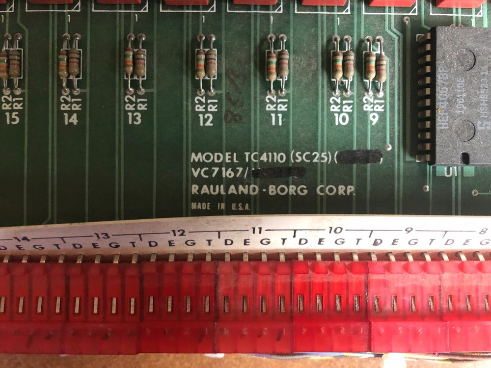 Rauland Borg SW25 TC4110 Selector Panel for Telecenter Intercom System