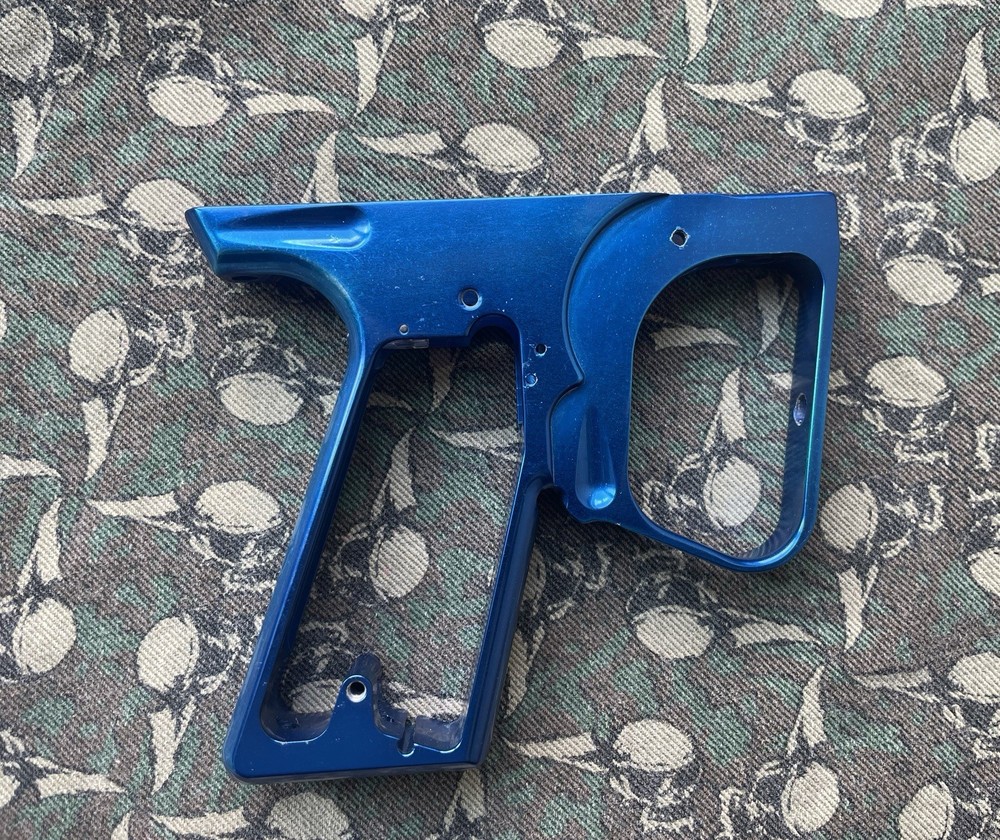 SMART PARTS SHOCKER SFT & NERVE TRIGGER FRAME GLOSS BLUE POWER BUTTON INCLUDED