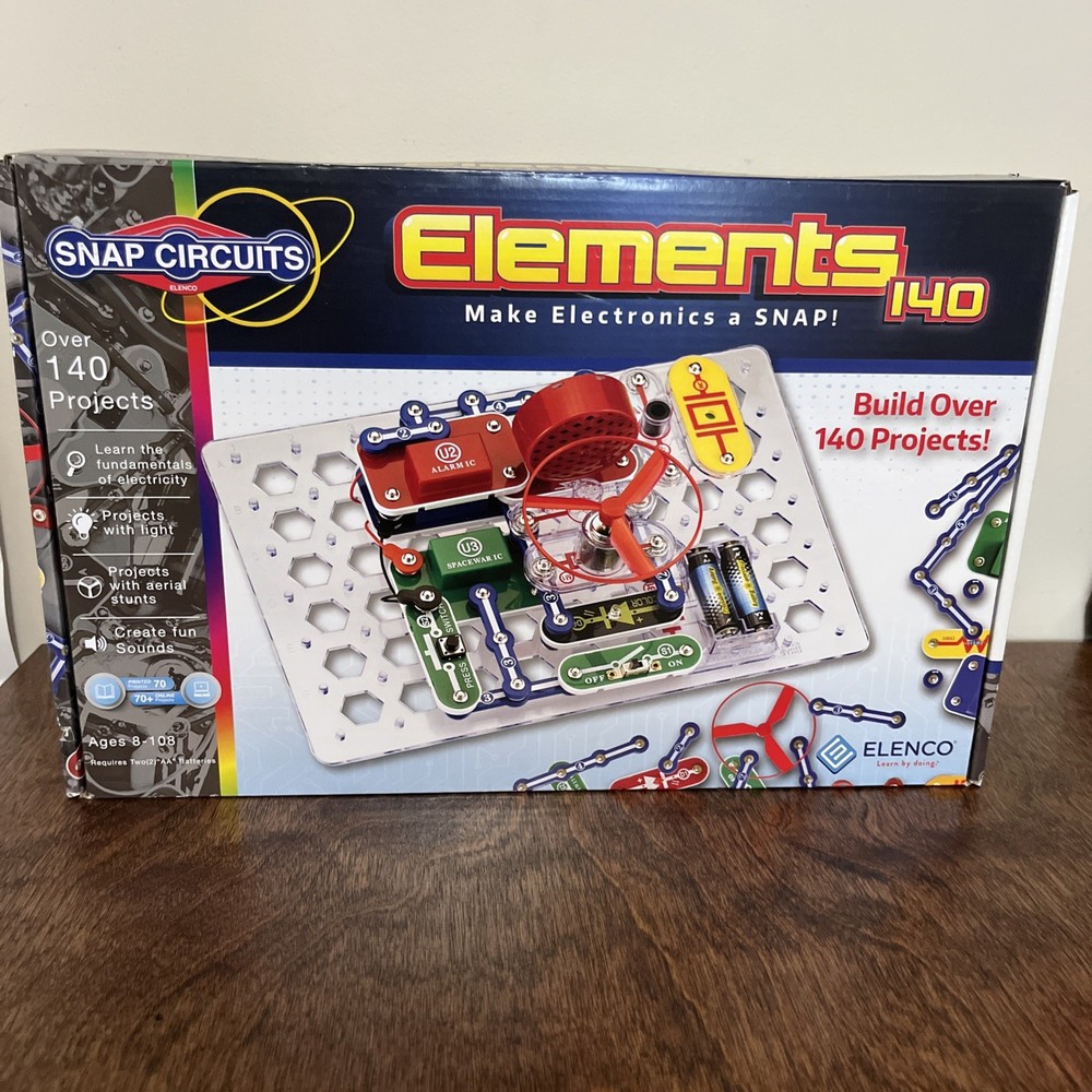 New in Box Snap Circuits Elements 140 STEM Projects Create Working Circuits