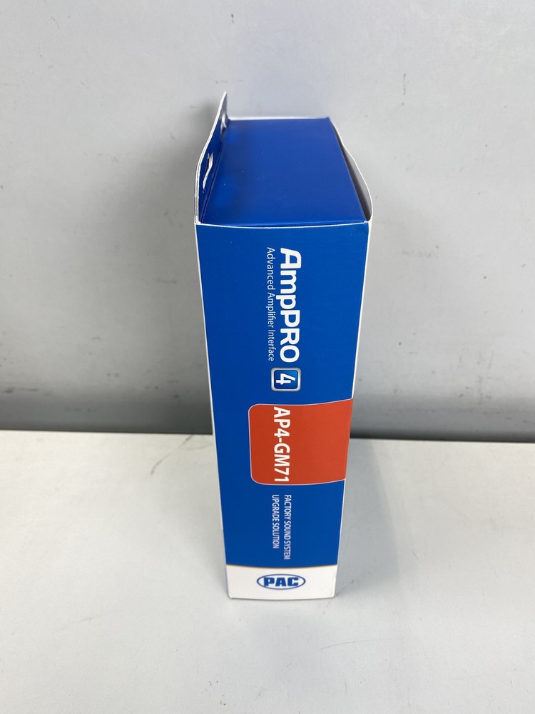 PAC Audio AmpPRO 4 Amplifier Integration Interface Select Chevy+GMC 2019-2024