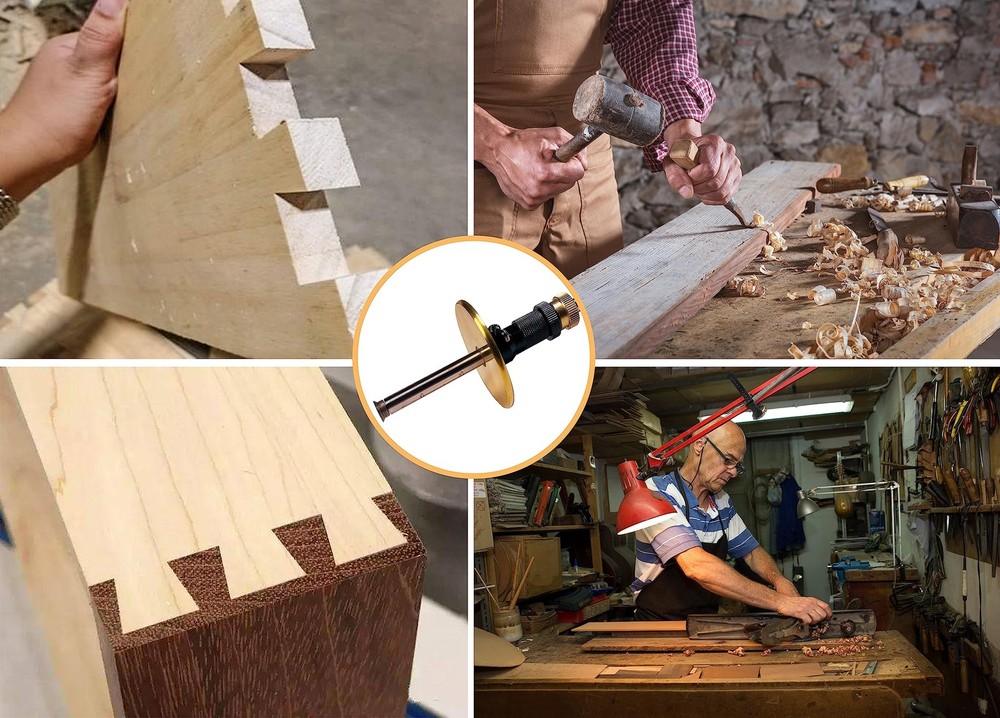 Precision Dovetail Jig Set: Pro Woodworking Tools with Micro-Adjust & Cutters