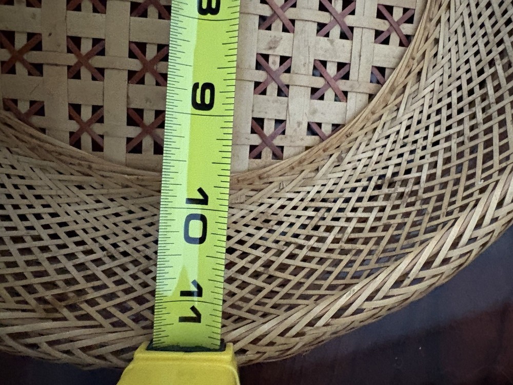 Rattan Basket 11.5”x12”