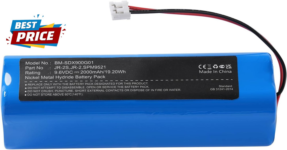 2000Mah Spektrum DX7 Transmitter Battery Replacement for DX6 Transmitter Older D