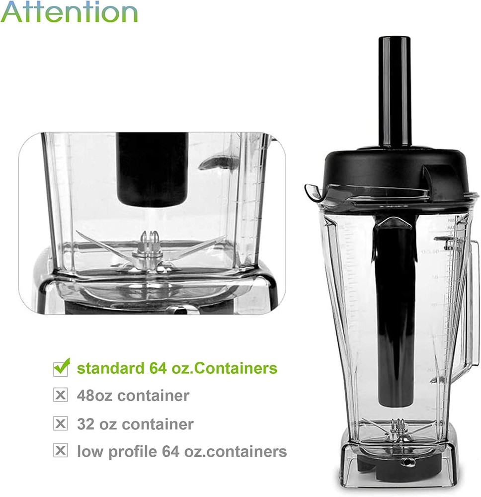 Smoothie Maker Blender Tamper Tool for Vitamix Classic 64oz Container