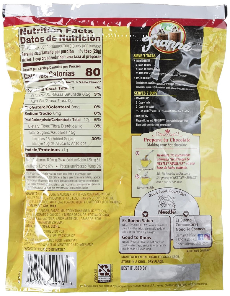 Authentic Mexican Hot Chocolate Granulated Mix