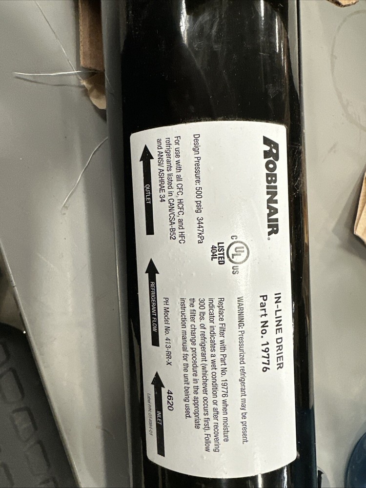 Robinair Inline Dryer
