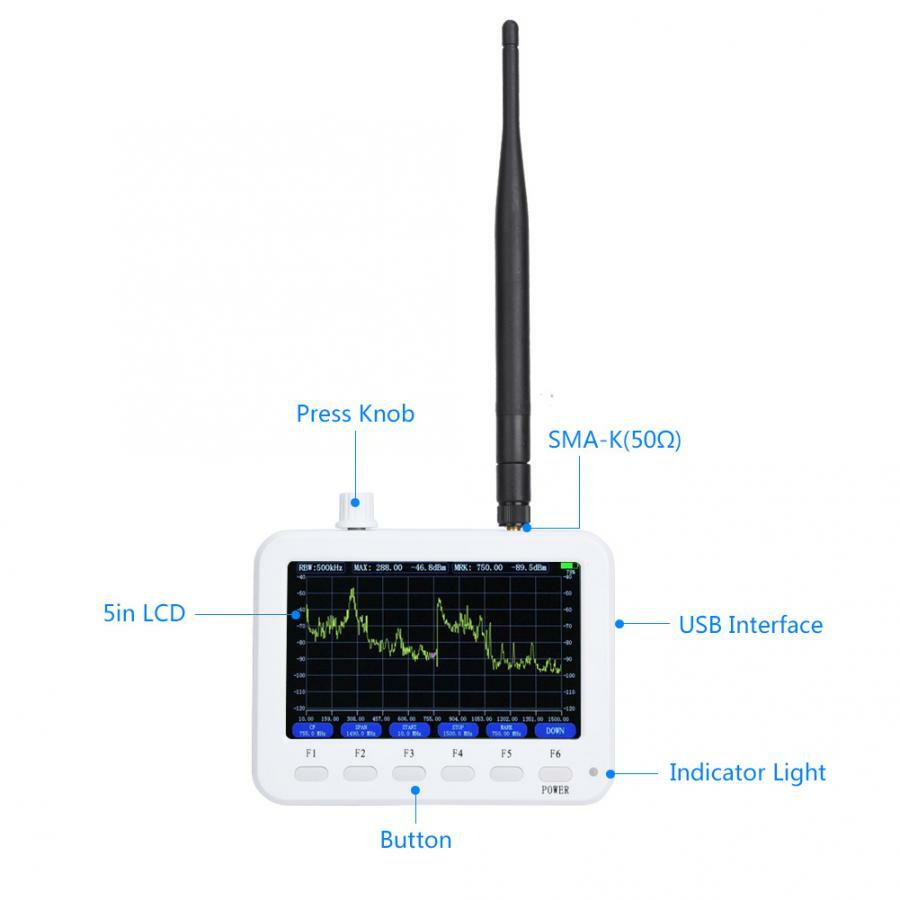 XT-129-AT Handheld Digital Spectrum Analyzer Frequency Meter 240-960MHz