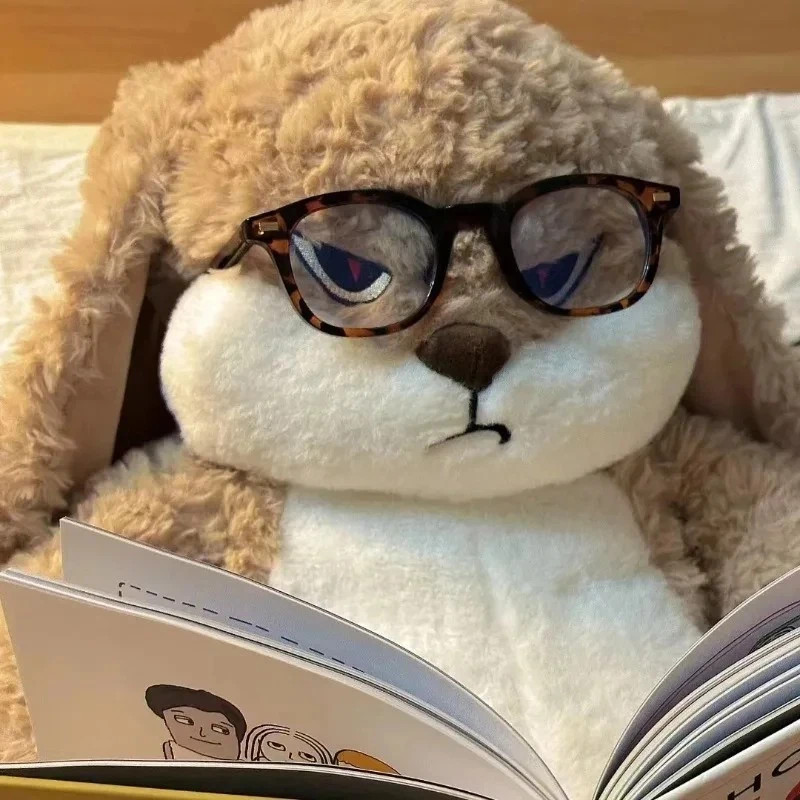 Angry Rabbit Plush Toy, 30cm Large Size Stuffed Bunny, Grumpy Cute Plush Doll*