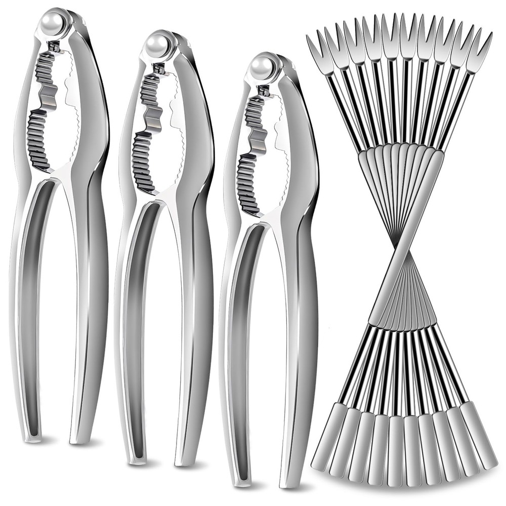 Crab Leg Crackers and Tools - Premium No Rust Lobster & Seafood...