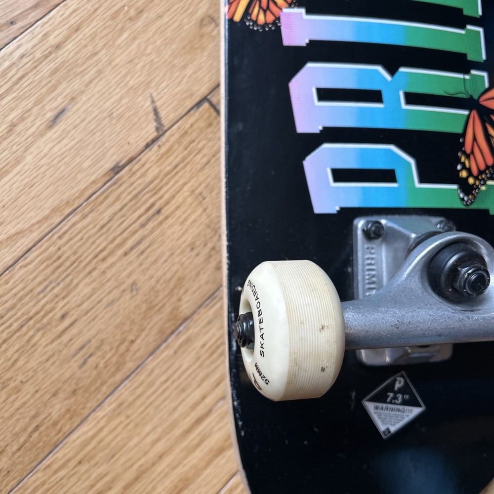 Primitive Skateboard Complete Collegiate Butterfly 7.3" (Mini) Assembly