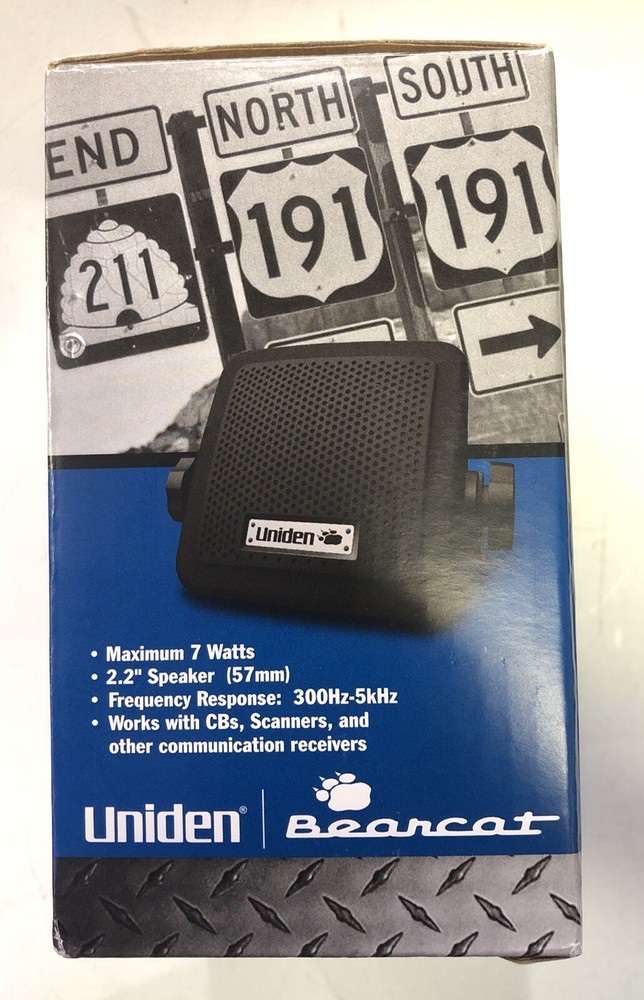 Uniden BC7 Portable Speaker System - Black