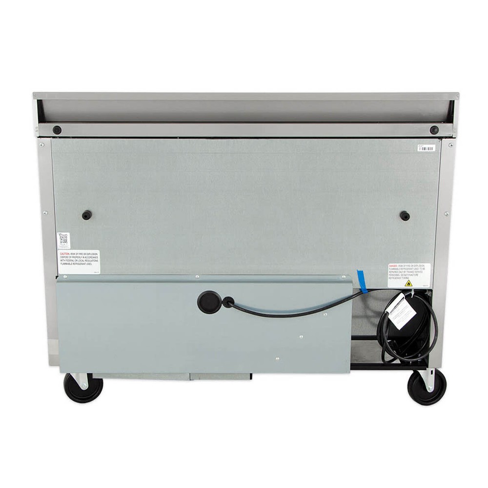 True TWT-48-HC 48" Solid Two Door Worktop Refrigerator, 12 Cu. Ft.