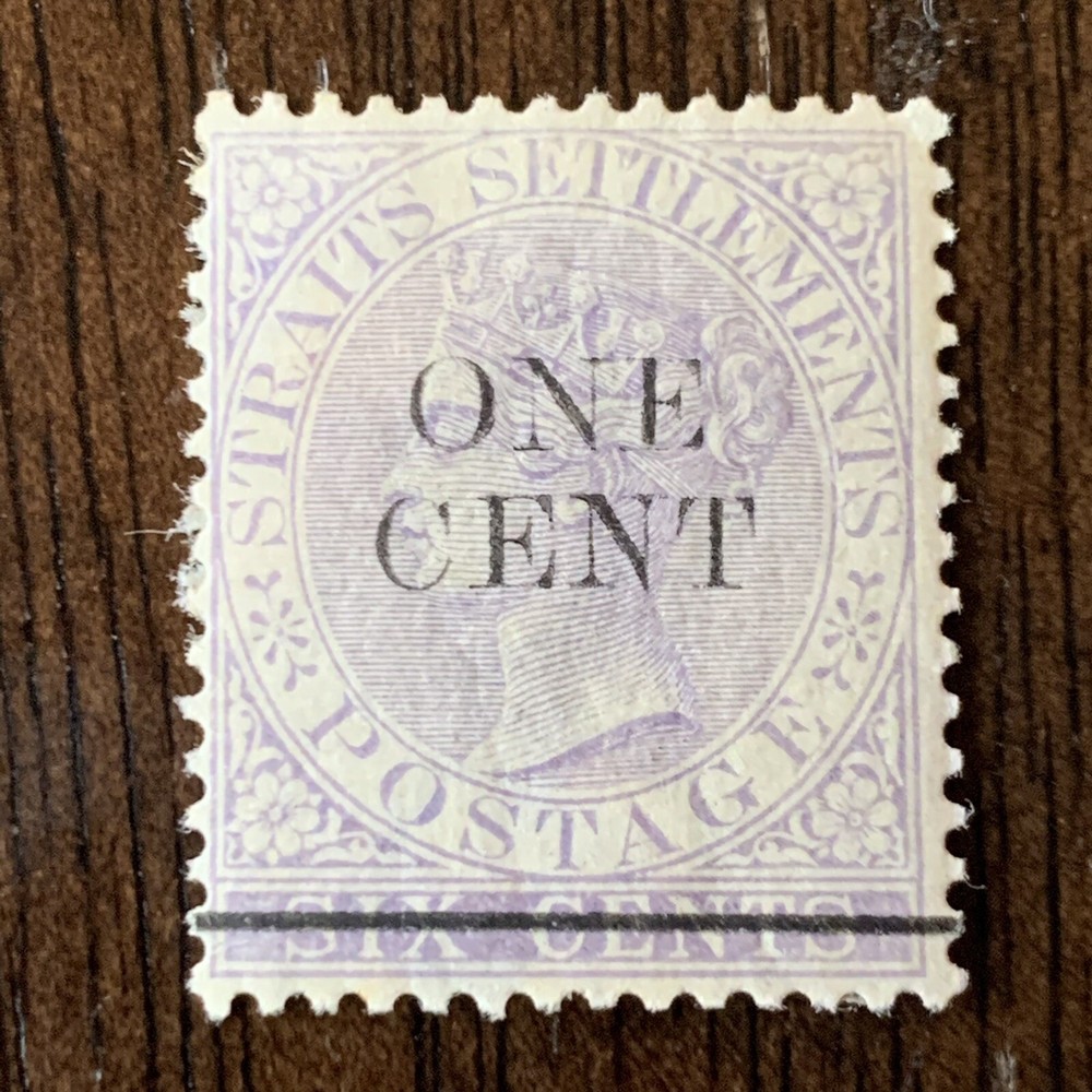 STRAITS SETTLEMENT STAMP LOT TOP 2 STAMPS HAVE BROKEN "O" ERRORS, MINT RED CROSS