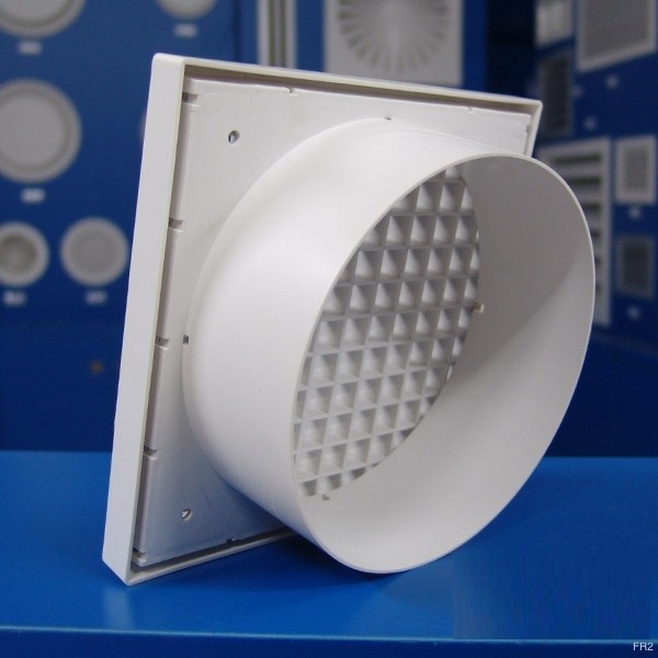 Ac Ventilation Plastic Diffusers/PVC Eggcrate Grille (SS fly mesh)Neck:150mm