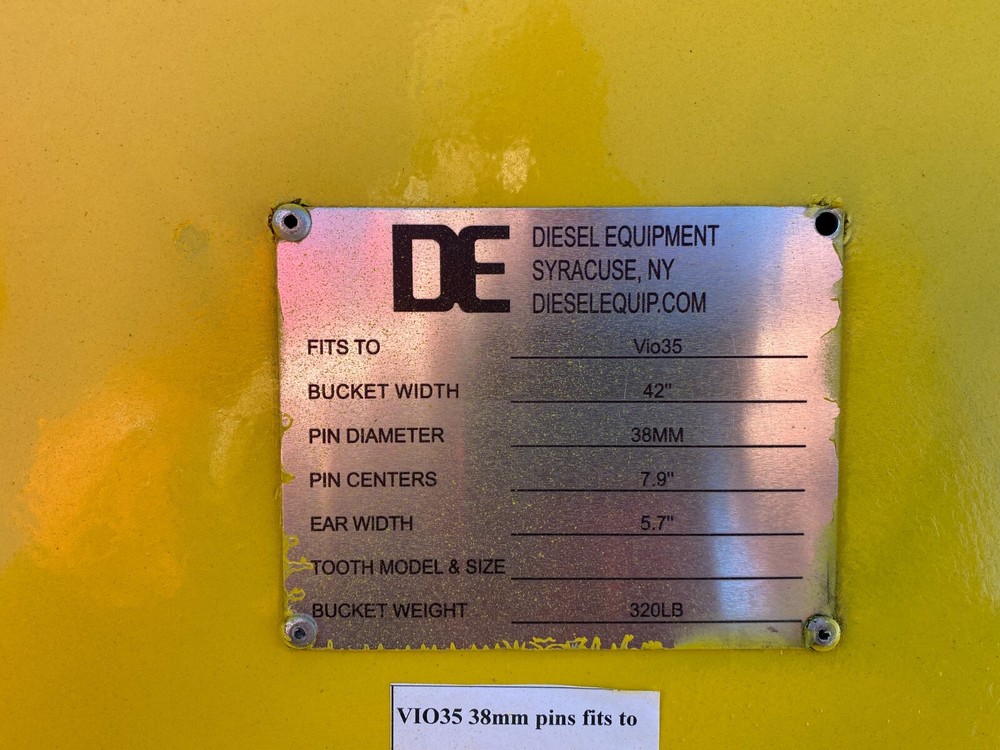 42" Excavator Screening Bucket for VIO 35