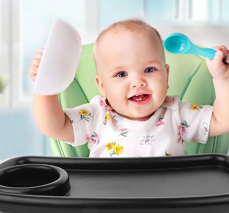 Replacement Stroller Dinner Plate For children, Phone Tablet holder Black