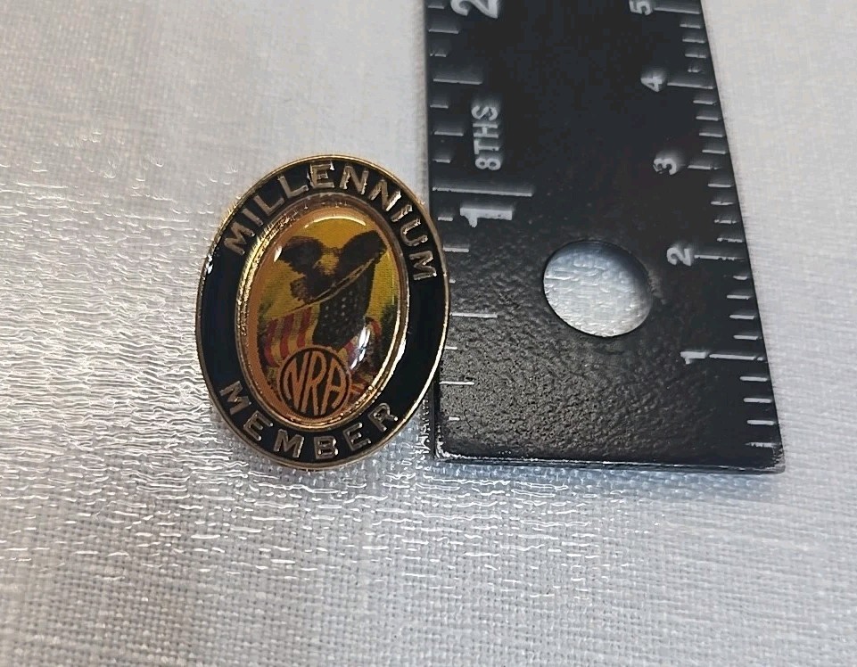 NRA Millennium Member Hat Lapel Pin Pinback