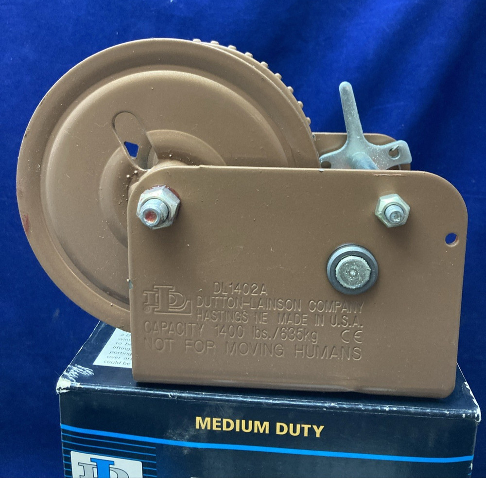 NEW GENUINE DUTTON-LAINSON 1402A Pulling Winch, 1400 lb Pull, 1/4'' Dia