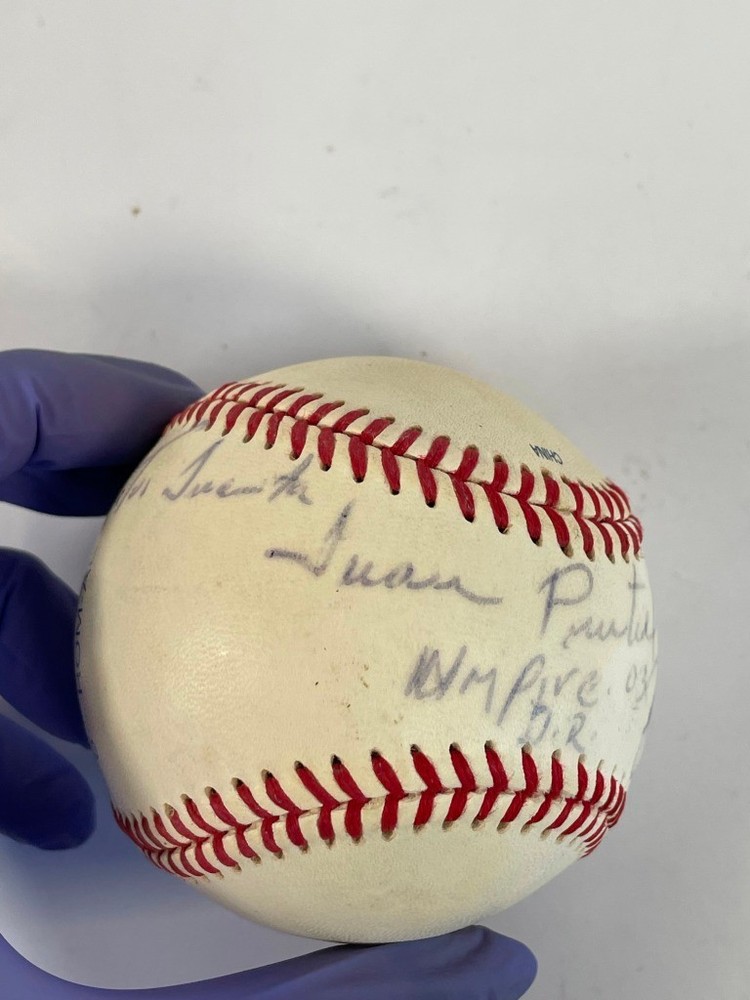 Vintage Baseball Ball with Signed Autograph