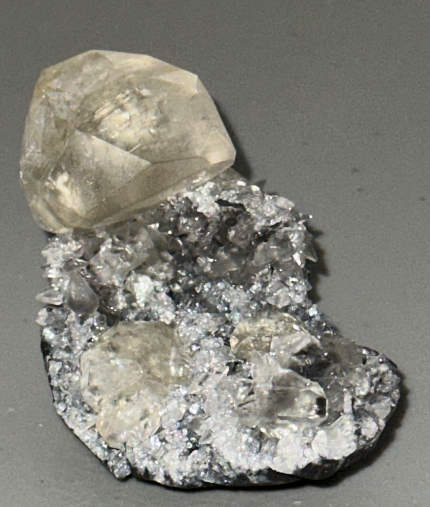Diamond Calcite Specimen,Quartz Crystal,Metaphysical,Unique,Decor,