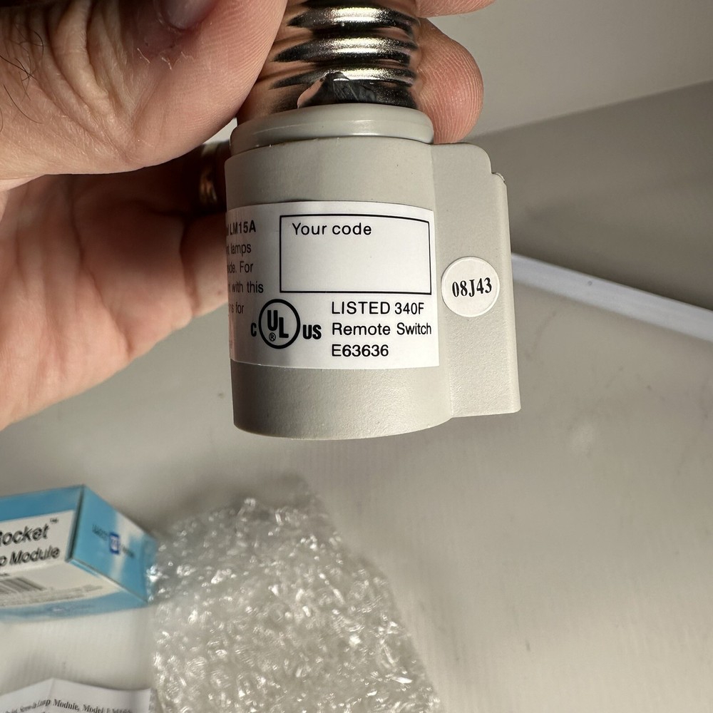X10 LM15A Remote Controlled Lamp Module, Screw-In Socket Rocket NIB