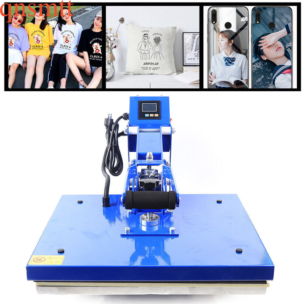 16*20inch Large Format Auto Open Clamshell Heat Press Machine Horizontal Version