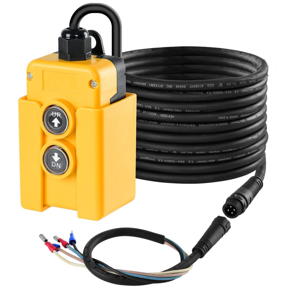 Dump Trailer Remote Control Switch, Briidea 4 Wire 12V Double Acting H