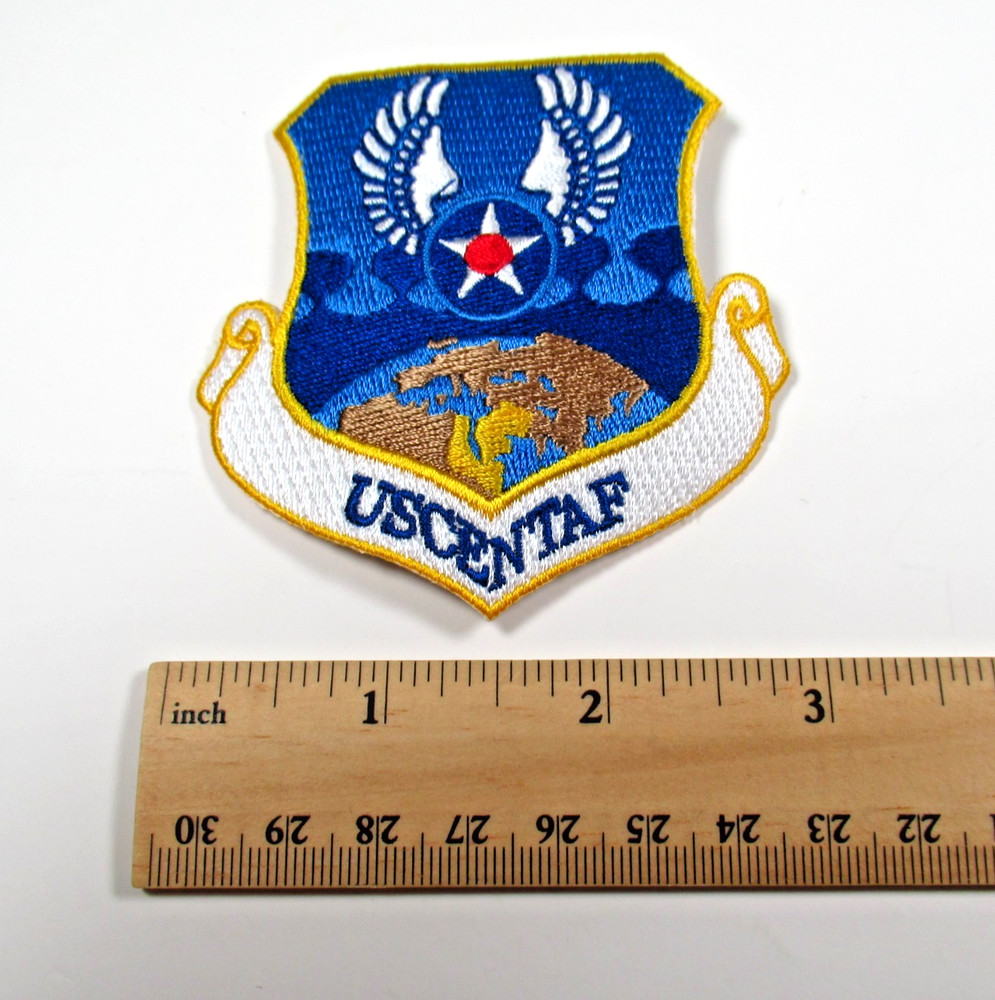 US Air Force USAFCENT Patch Vintage Central Command Wings Globe