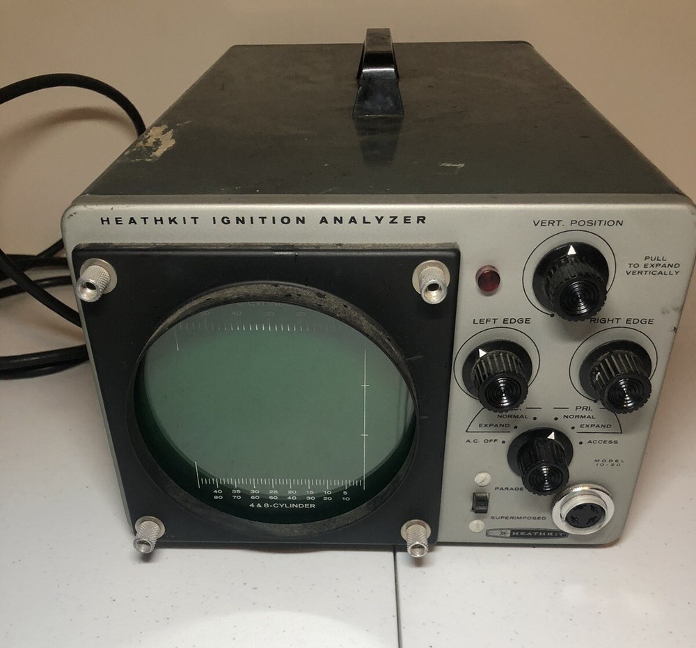 Heathkit Ignition Analyzer Model 10-20 Oscilloscope AS-IS *Not Tested*