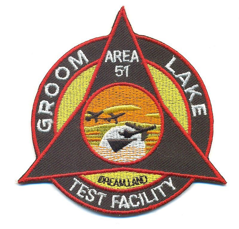 AREA 51 TRIANGLE GROOM DRY LAKE PATCH - GDL01