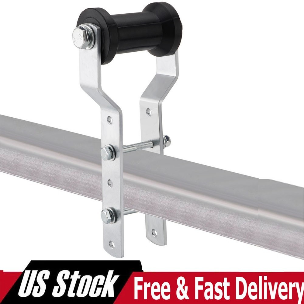 Updated 5" Boat Trailer Rollers with Brackets Black Adjustable Keel Roller Ass.