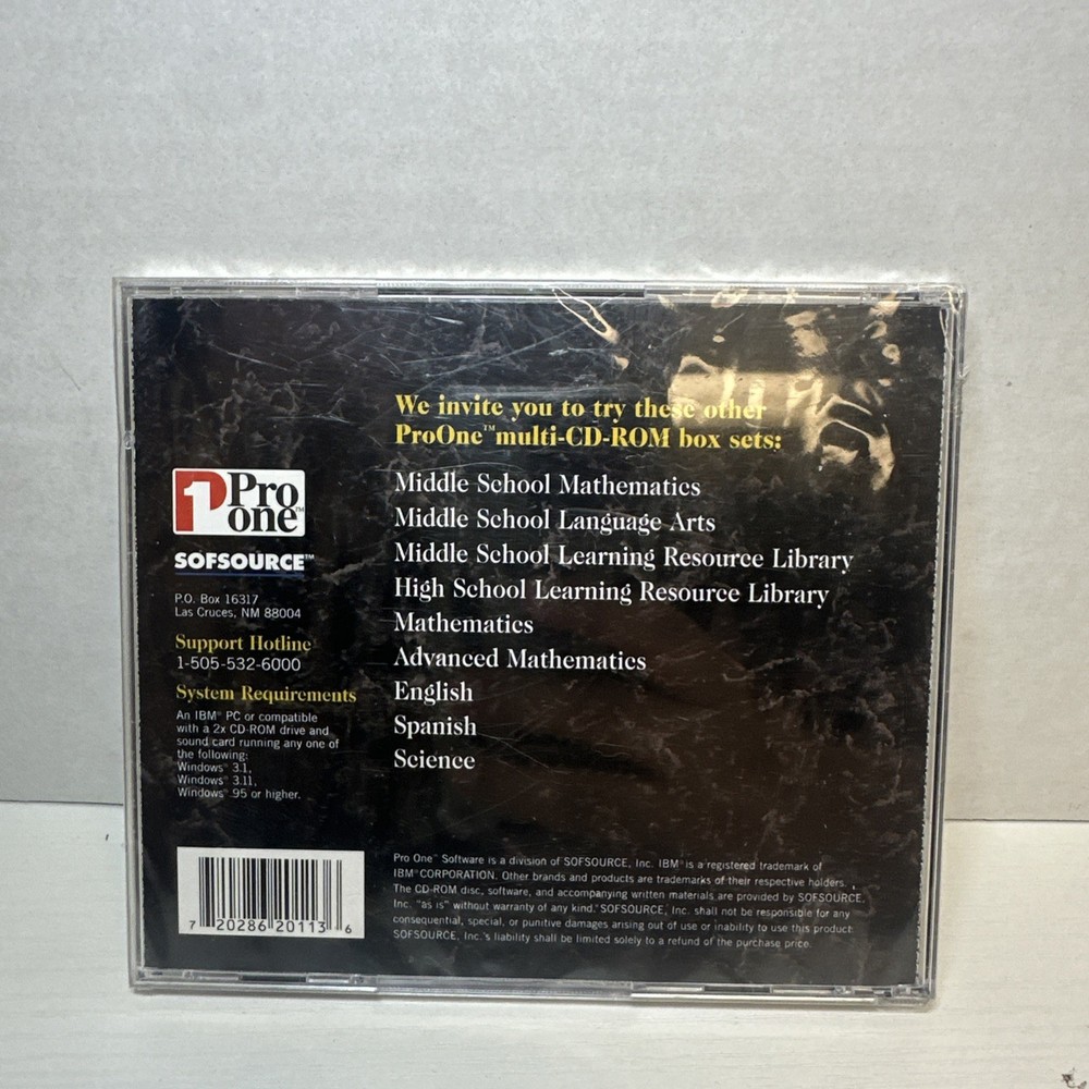 Learning Tools That Work! Mathematics, Calculus Il NEW Sealed