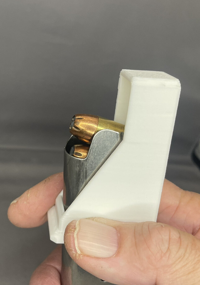 1911 Single Stack .45acp 45 acp .45 Magazine Speed Loader Speedloader WHITE