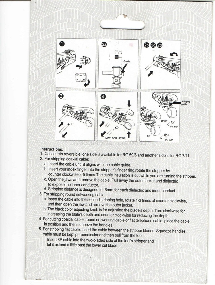 Coaxial Cable Stripper