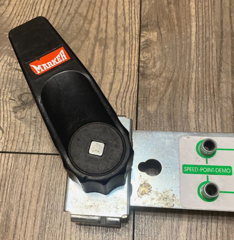 Marker ski binding jig