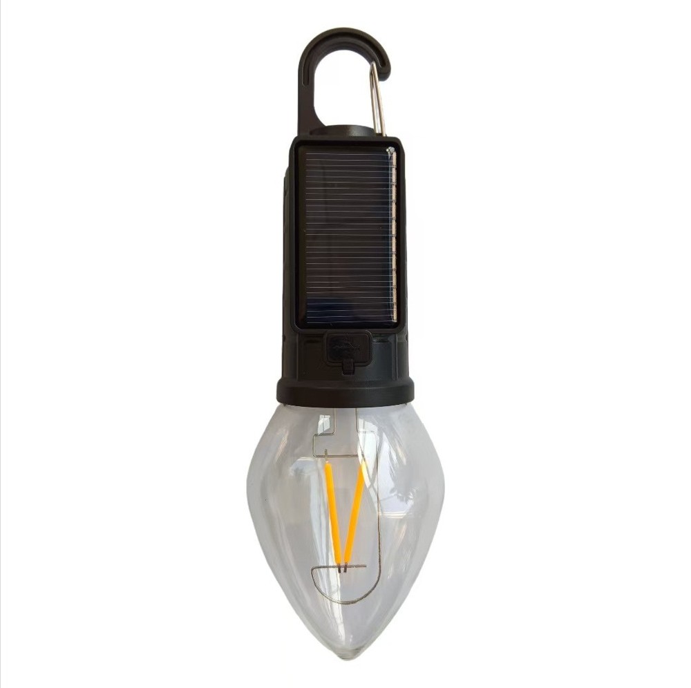 Solar Camping Light: Decorative Taper Bulb