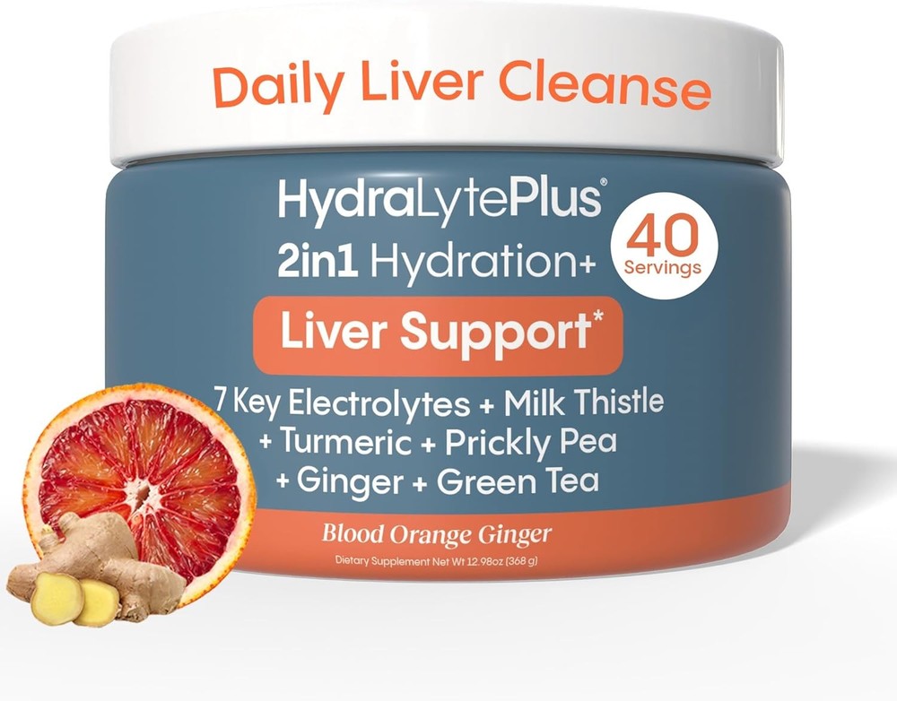 Liver Support + Electrolyte Mix with Milk Thistle, Turmeric,