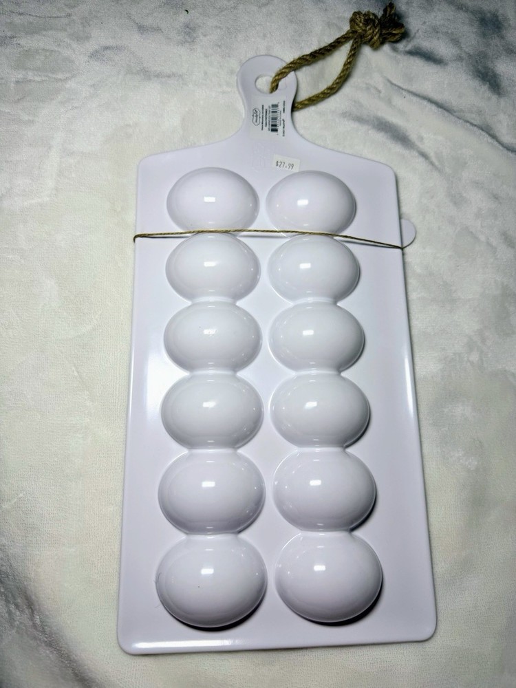 Mud Pie Circa Collection Melamine Devil Egg Serving Tray Devil Made Me Do It H38