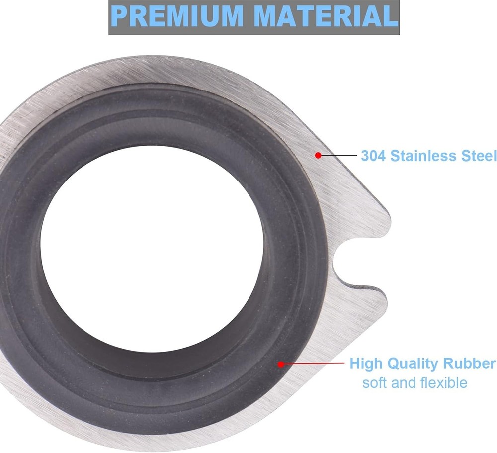 Easy Install 2-Pack Flex Coupler 75499 for Smooth Garbage Disposal Operation