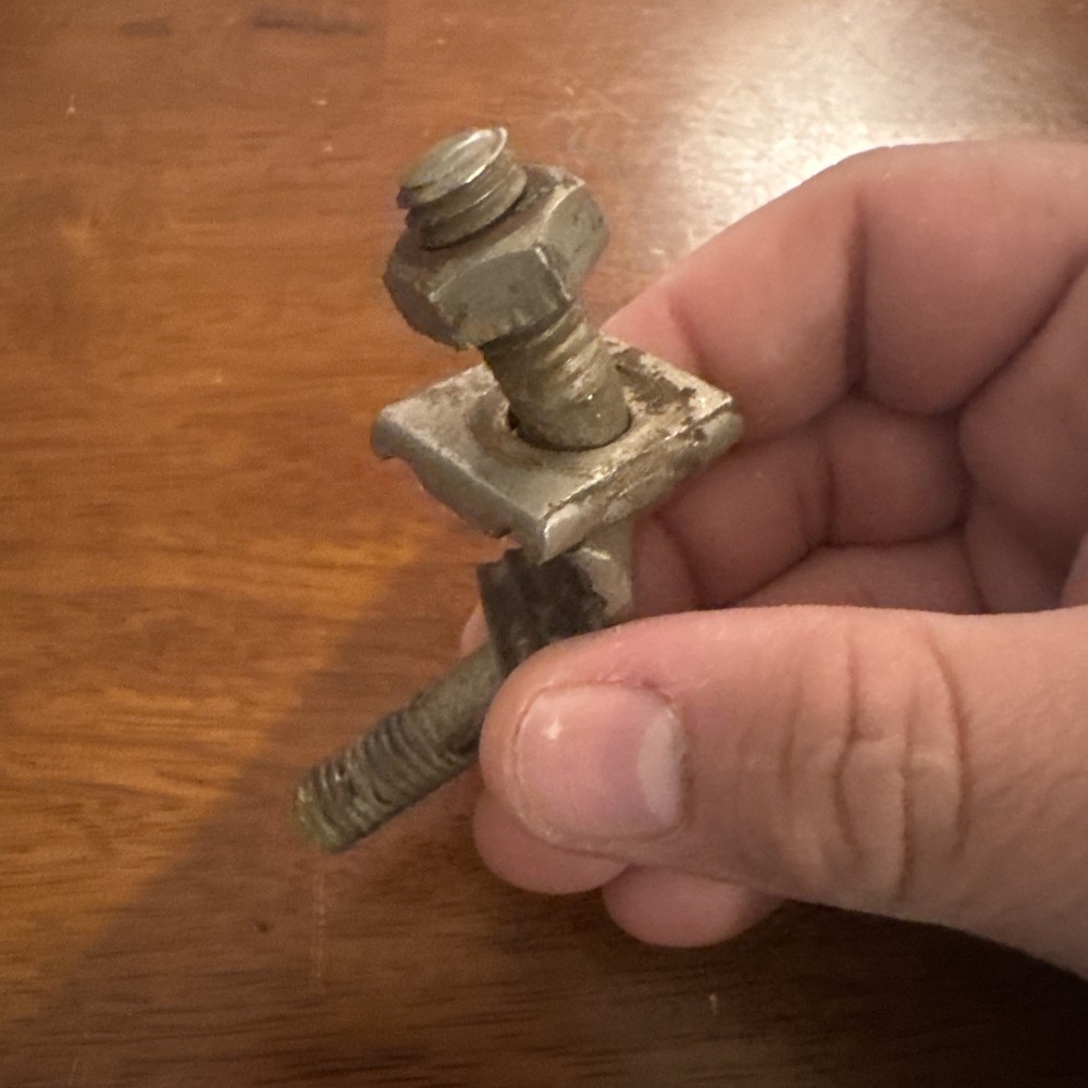 Antique TOC Saddle Clamp Hardware